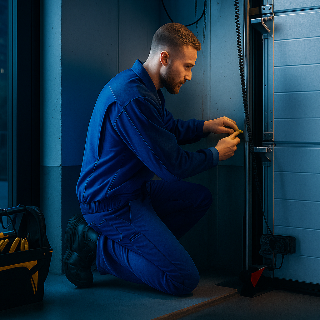 Commercial garage door repair service in Spring TX