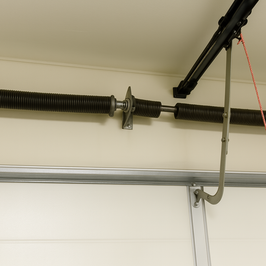 Garage door maintenance and balance system service in Spring TX