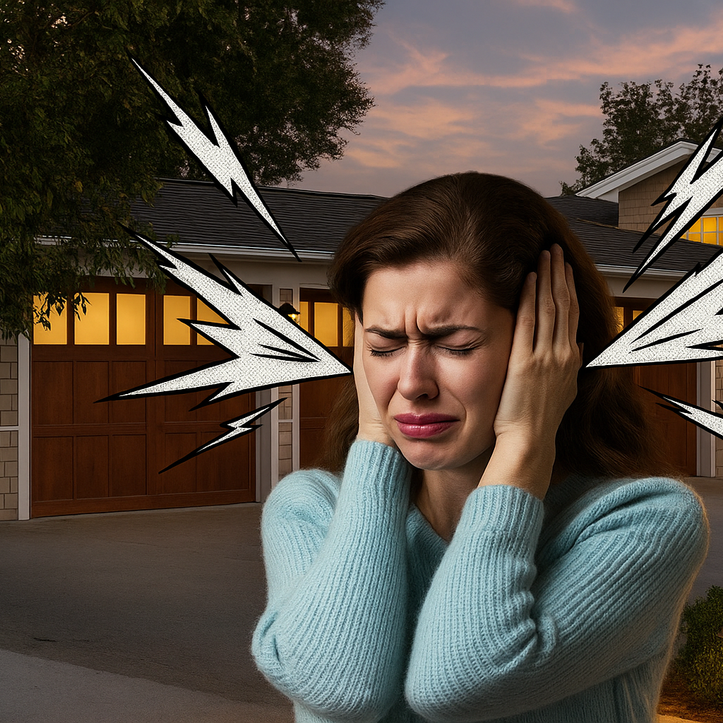 Fix Noisy Garage Door Problems in Spring, Texas Noisy garage door issue in Spring TX needing repair